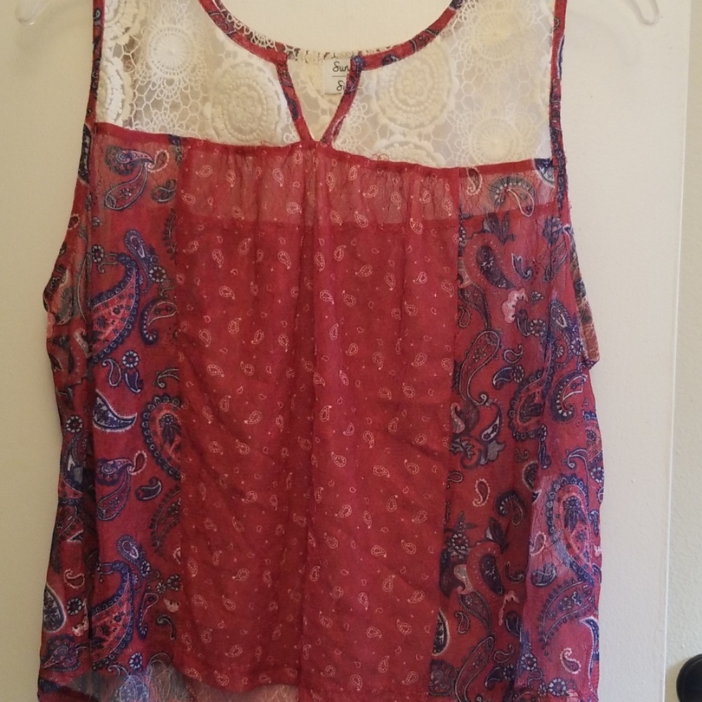 Lace/Crochet Tank Top